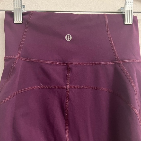 Lululemon Hot Like Agni Pant Leggings - Purple Mesh- Size 4 - Picture 6 of 11